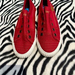 Blowfish Red Canvas Sneakers